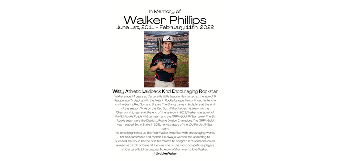 Remembering Walker Phillips #6